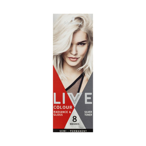 Schwarzkopf Live Colour Silver Toner Hair Colour Coles Online