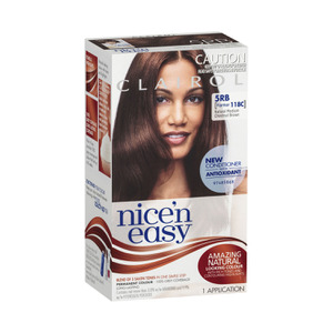Clairol Nice N Easy 118c Natural Medium Chestnut Brown Hair