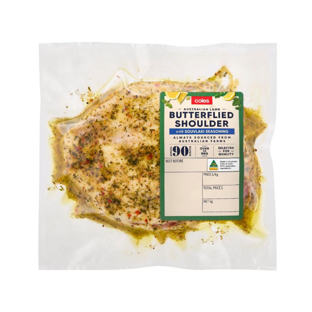 Lamb Souvlaki Coles Marinated Lamb Cole's Lamb Ribs With Sticky