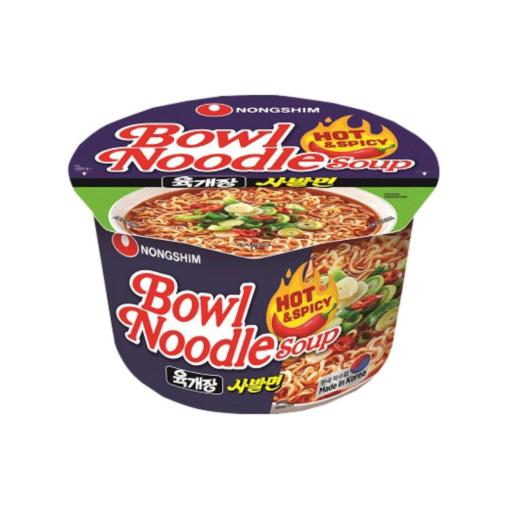 Buy Nongshim Bowl Noodle Soup Hot & Spicy 100g | Coles