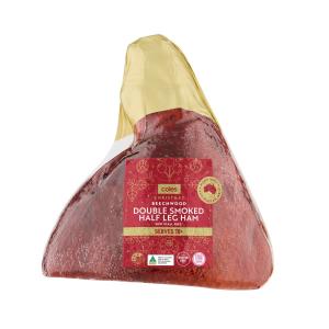 Coles Beechwood Double Smoked Half Leg Ham Coles Online