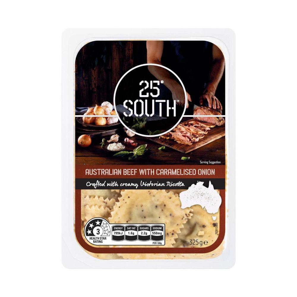 Buy 25 Degrees South Australian Beef With Caramelised Onion Ravioli ...