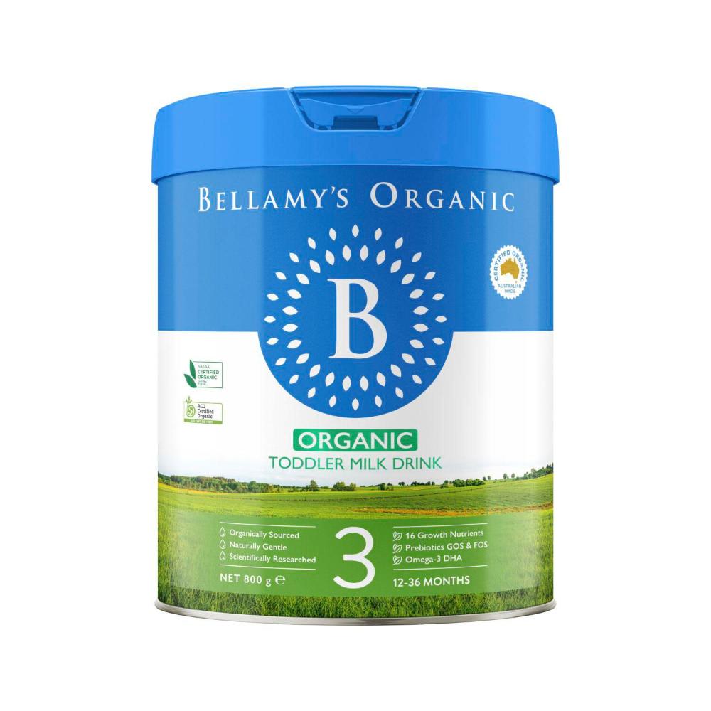 Bellamy's Organic 幼児用ミルク　ステップ3 Buy Bellamy's Organic Toddler Milk Drink Step 3 800g | Coles
