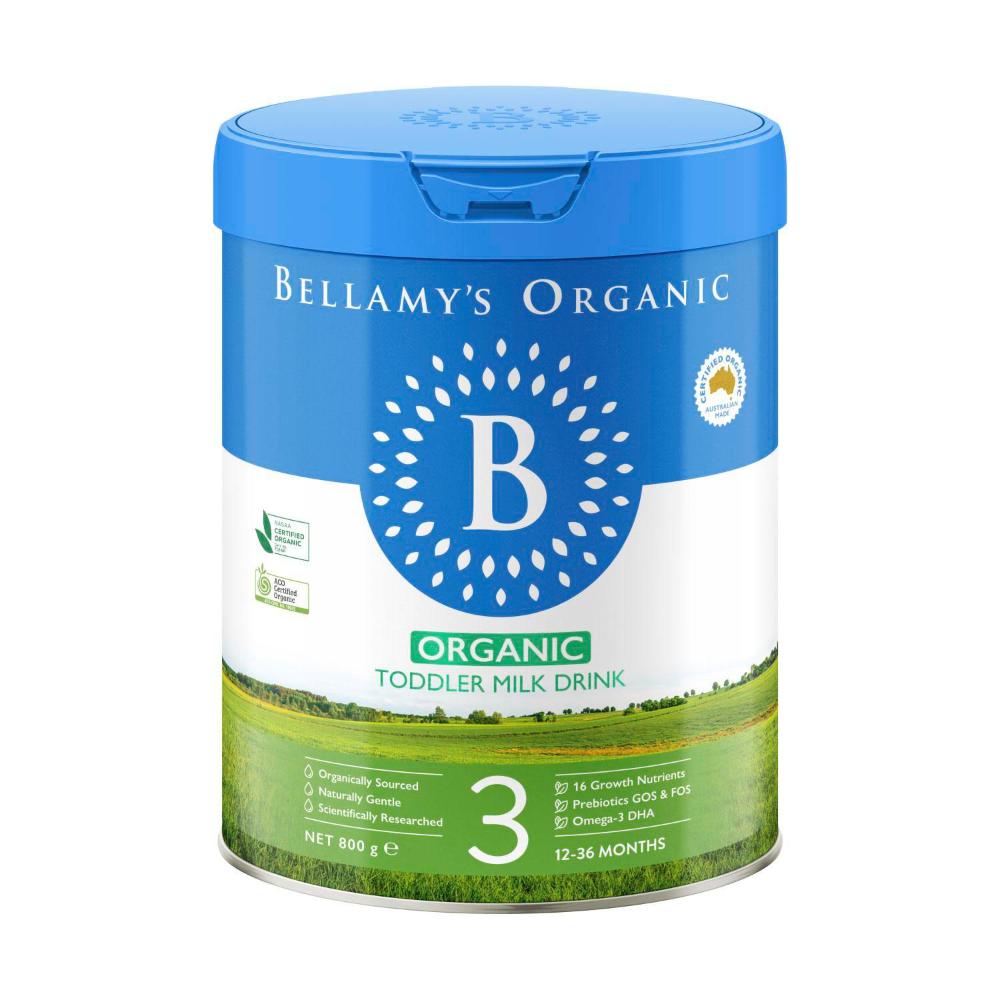 Buy Bellamy's Organic Toddler Milk Drink Step 3 800g | Coles