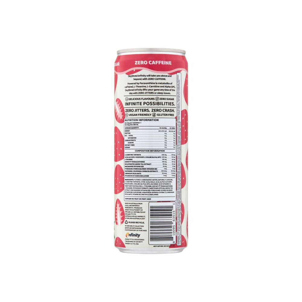 Buy Oxyshred Infinity Energy Drink Strawberry Sunrise 355mL | Coles