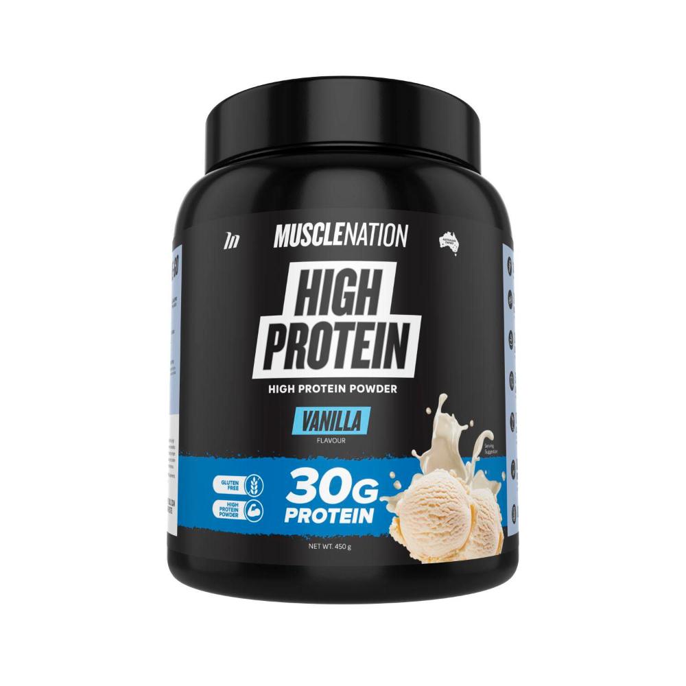 Muscle Nation High Protein Powder Vanilla | 450g